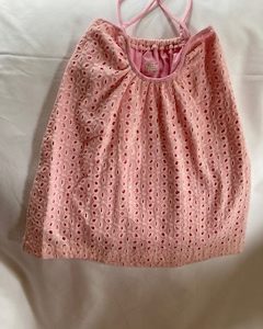 Alter dress embroidery pink