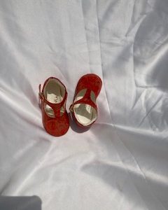 Baby chicks shoes pink rose