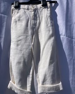 Charabia linen pant Serge white