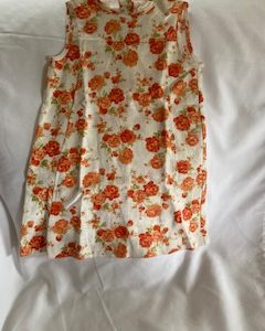 Crochette Linnen flowers dress