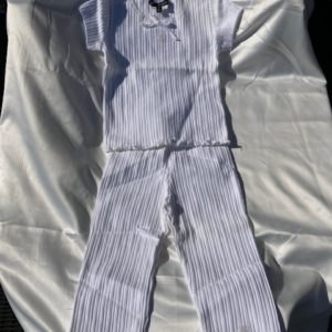 Lili gaufrette Leblanc2 & Lanier set shirt with leggings