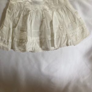 Lili gaufrette Lirondel skirt white