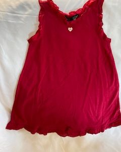 Liqueur dress white, Red , pink