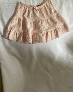 Lucaine rose pale skirt