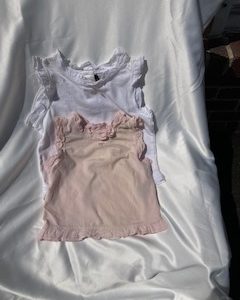 Lucaine rose pale skirt