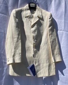 Malip 2pc linen suit Ivory