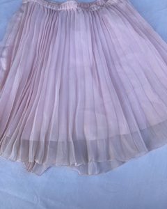 Min skirt pink pleated