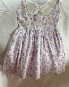 Organic cotton dress lavender