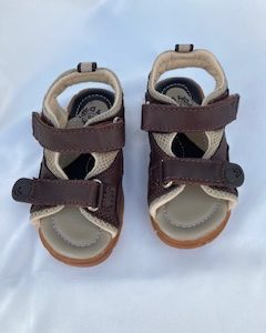 Pom’Dapi Shore Break Skulls color Beige Dark brown Sandals